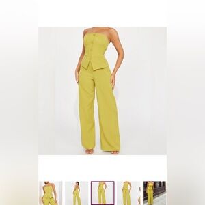 Fashion Nova Olive Green Jumpsuit
